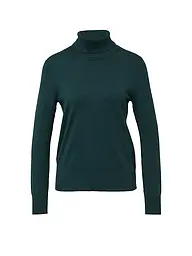 S.OLIVER | Rollkragenpullover  | dunkelgrün