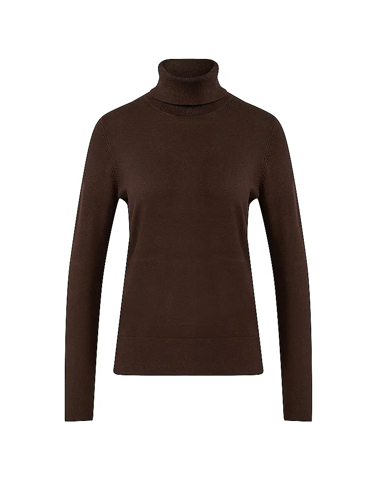 S.OLIVER | Rollkragenpullover  | braun