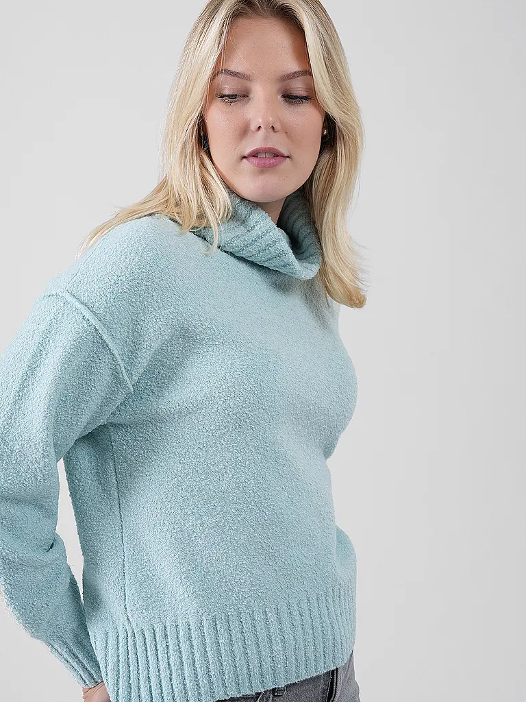 S.OLIVER | Rollkragenpullover  | Hellblau