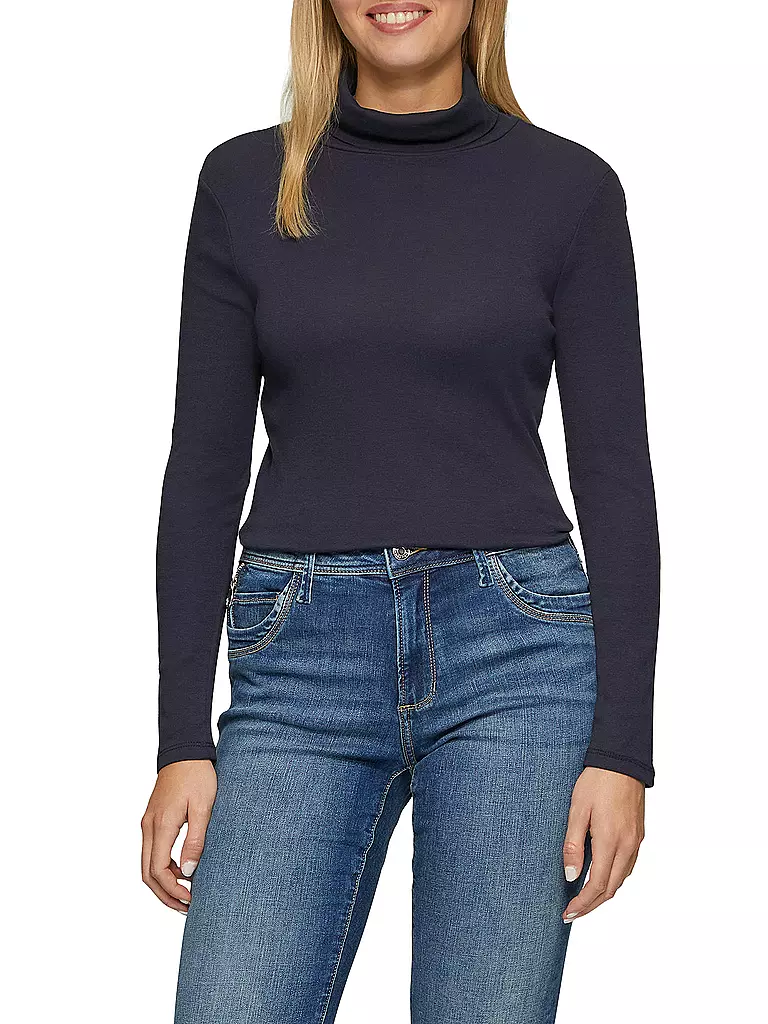 S.OLIVER | Rollkragenshirt | blau