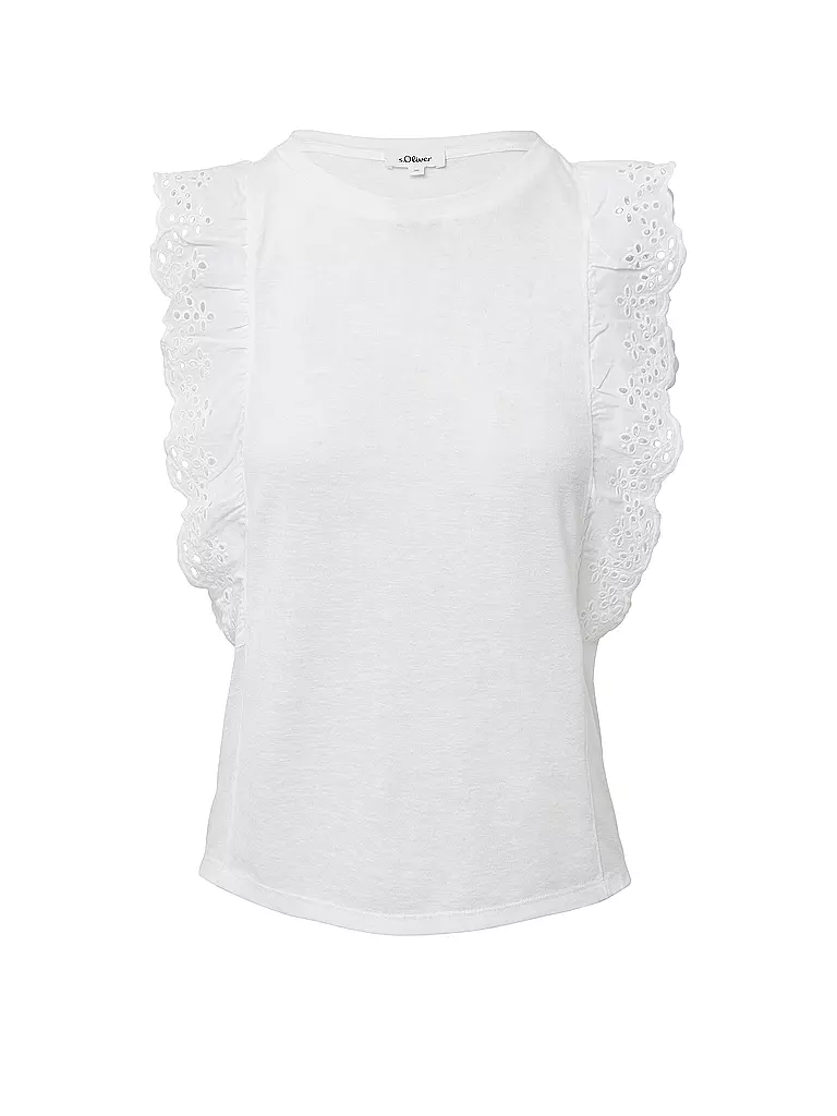 S.OLIVER | Shirt | weiss