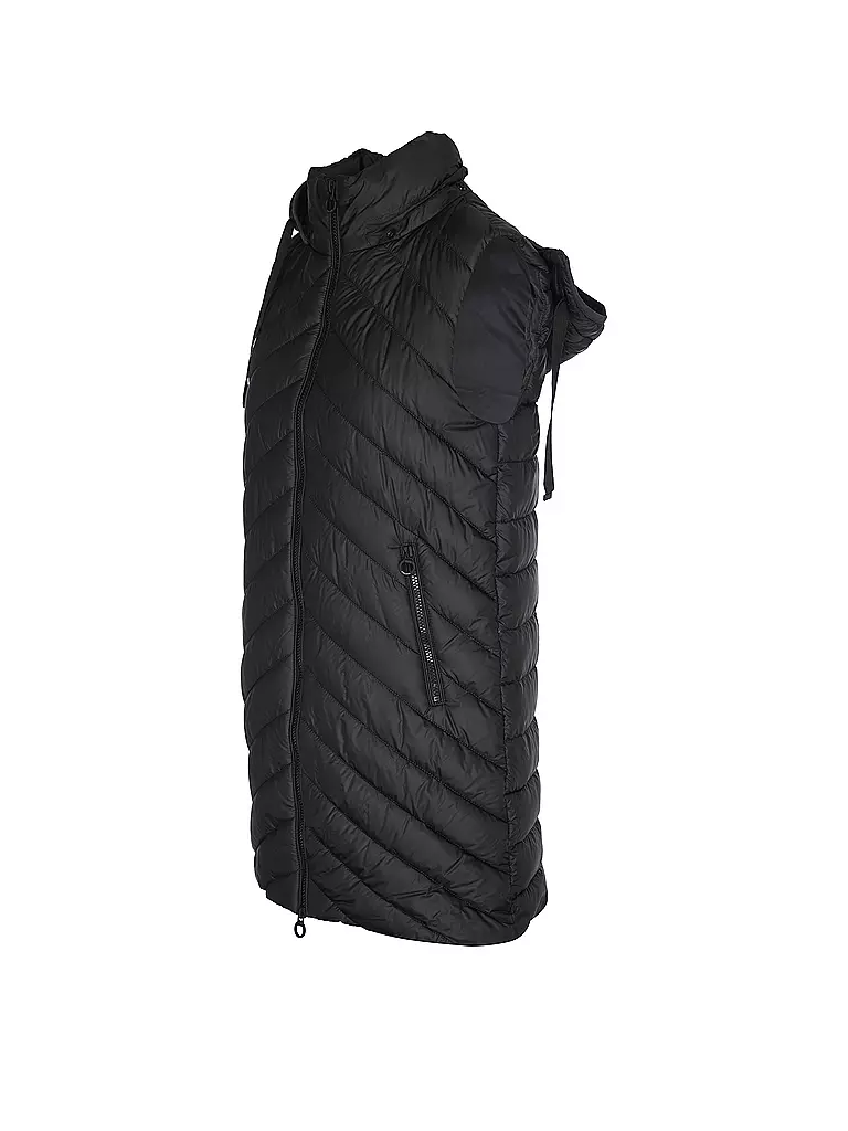 S.OLIVER | Steppgilet  | schwarz