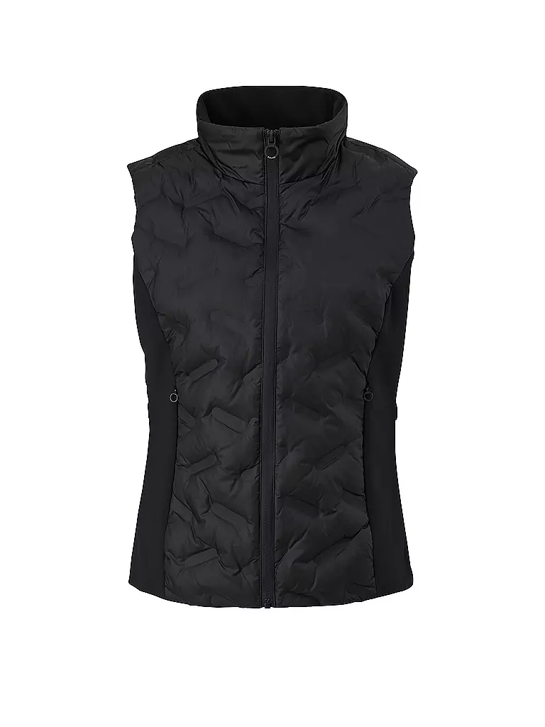 S.OLIVER | Steppgilet | schwarz