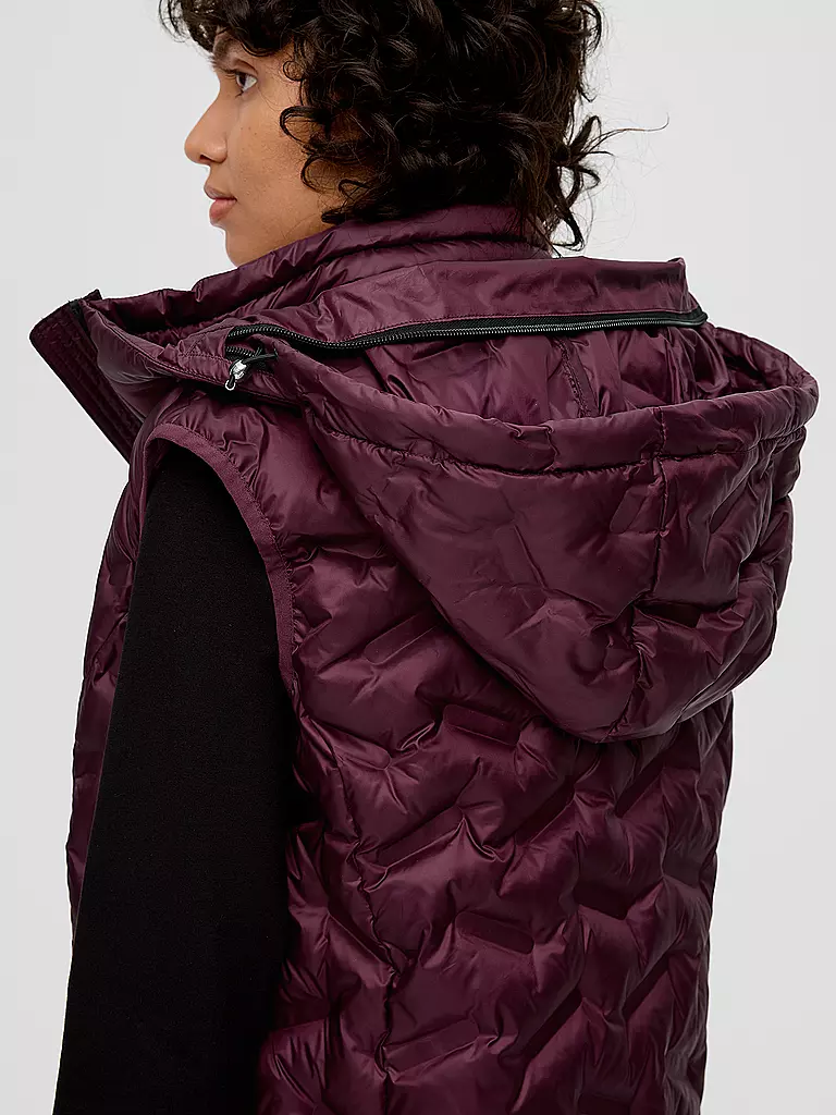 S.OLIVER | Steppgilet | lila