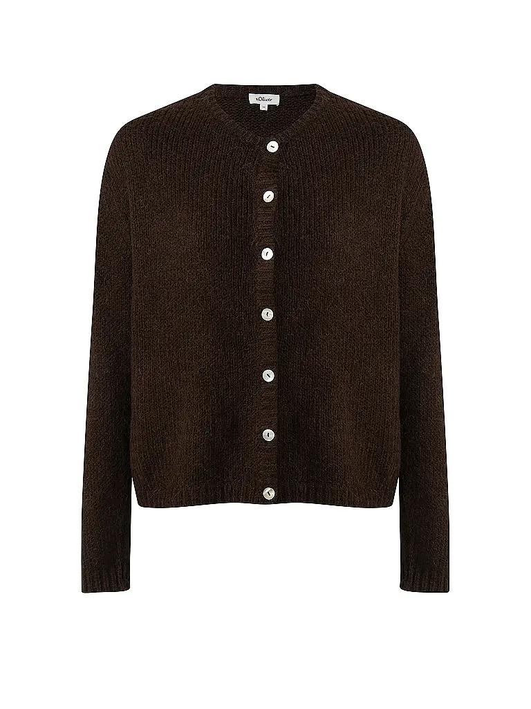 S.OLIVER | Strickjacke  | braun