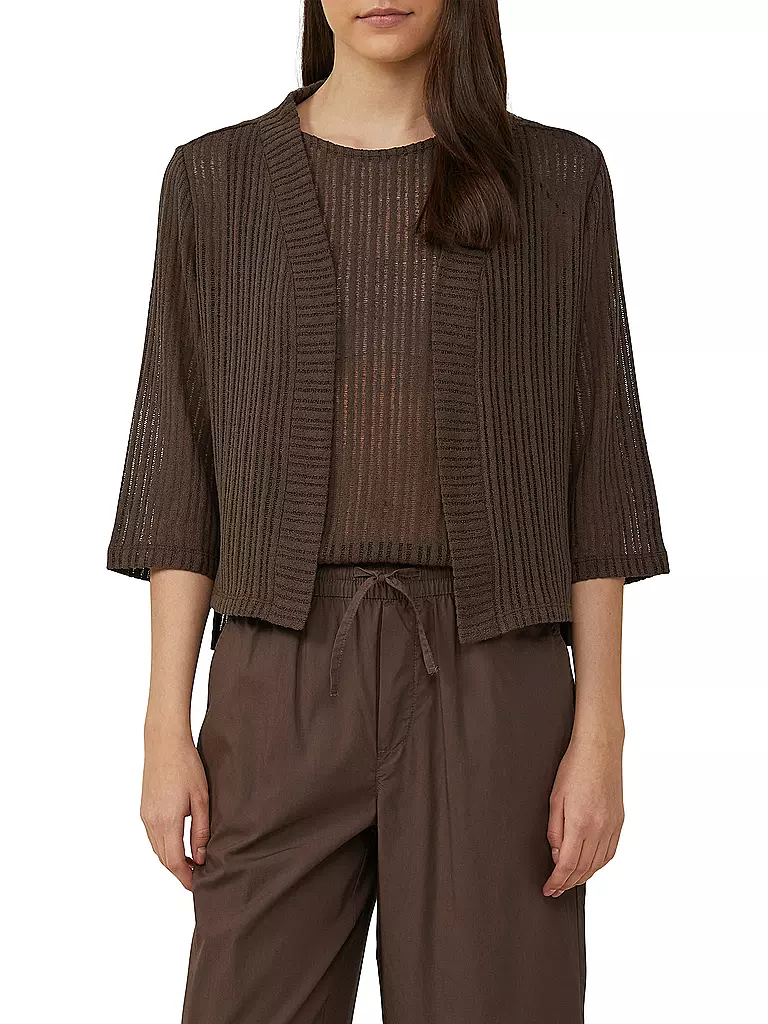 S.OLIVER | Strickjacke  | braun