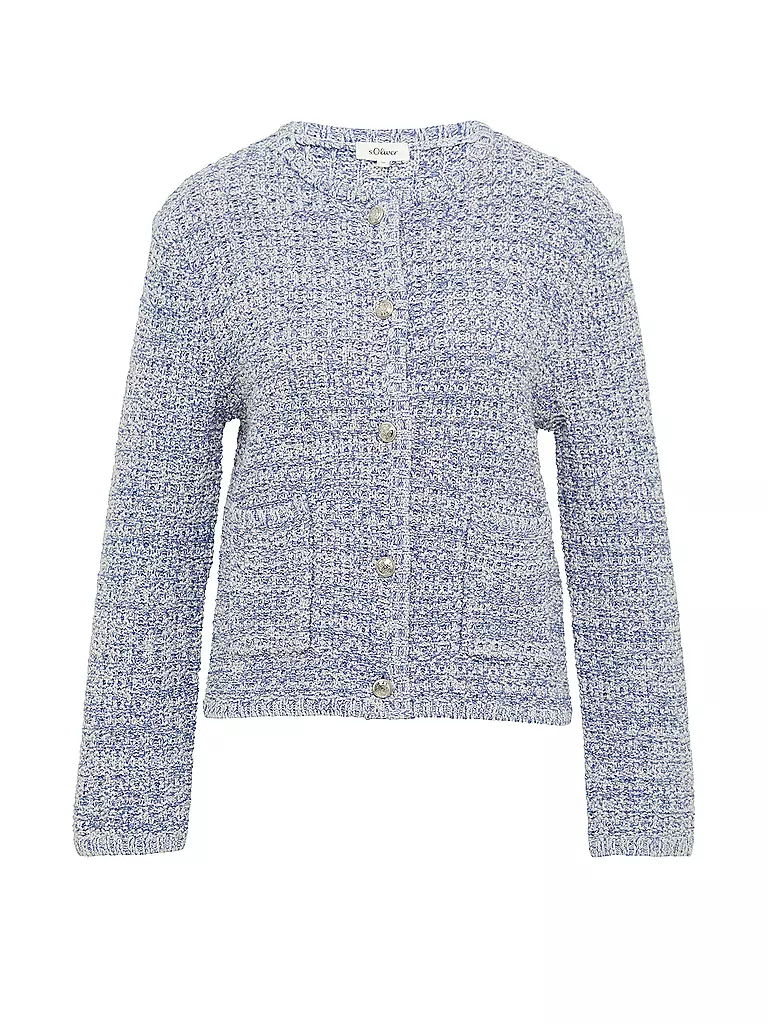 S.OLIVER | Strickjacke | blau