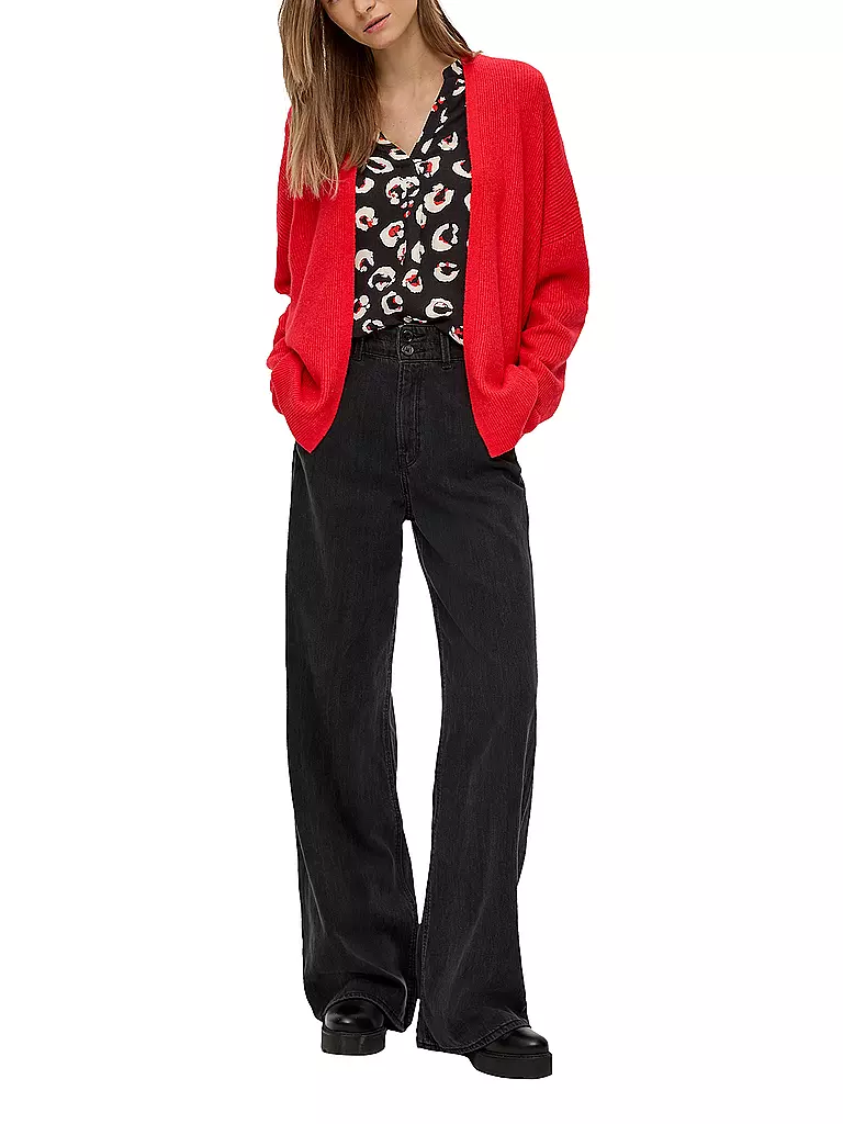 S.OLIVER | Strickjacke | rot