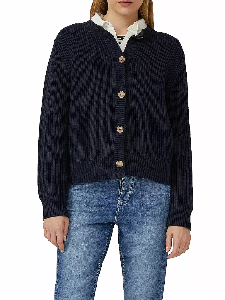 S.OLIVER | Strickjacke | dunkelblau
