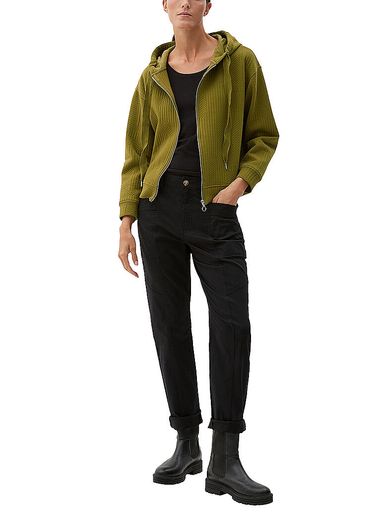 S.Oliver Jungen Sweatjacke College Style - Lässig Mit Knopfleiste Und Brustprint