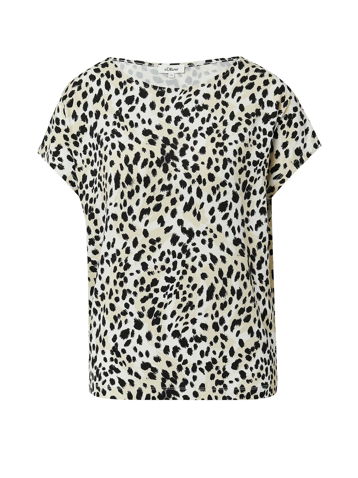 S.OLIVER | T-Shirt  | creme