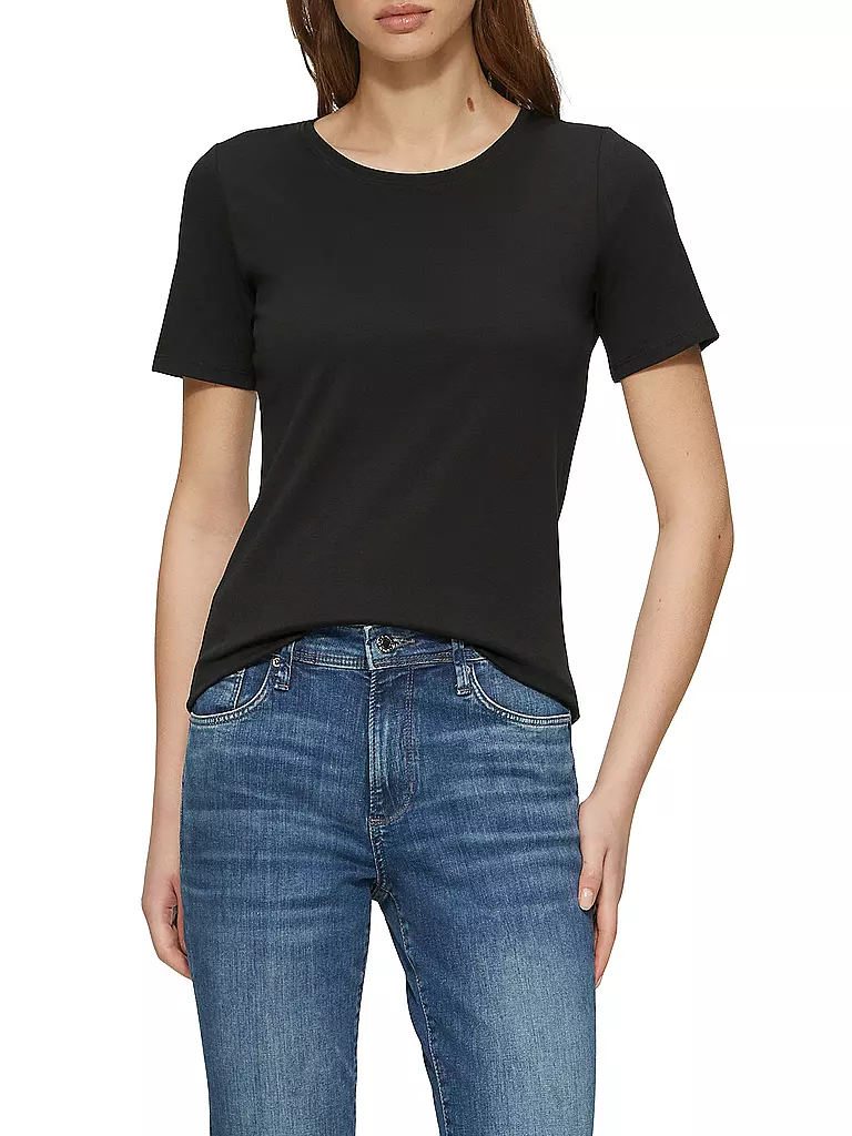 S.OLIVER | T-Shirt  | schwarz