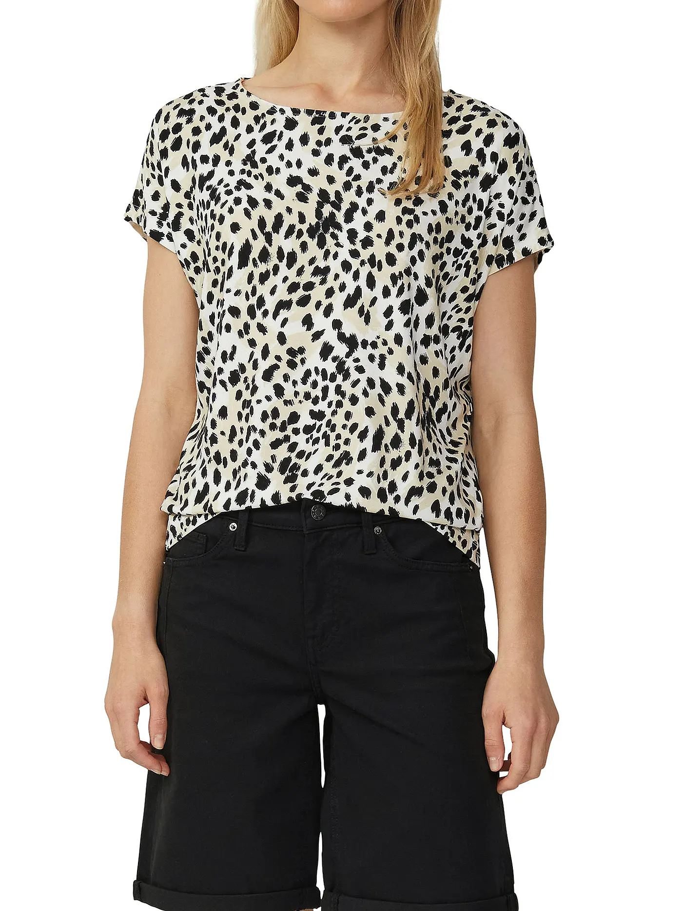 S.OLIVER | T-Shirt  | creme