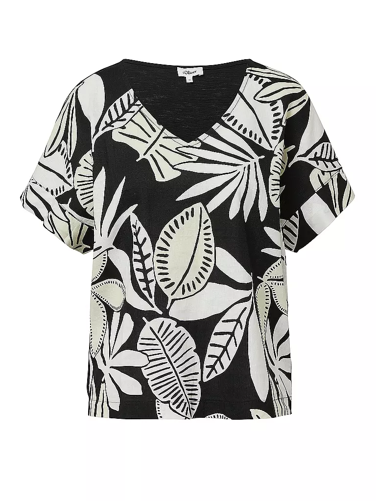 S.OLIVER | T-Shirt | schwarz