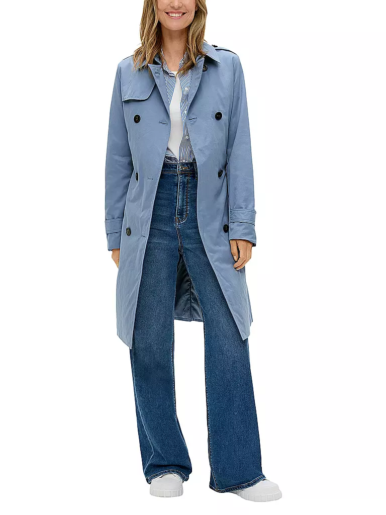 S.OLIVER | Trenchcoat | blau