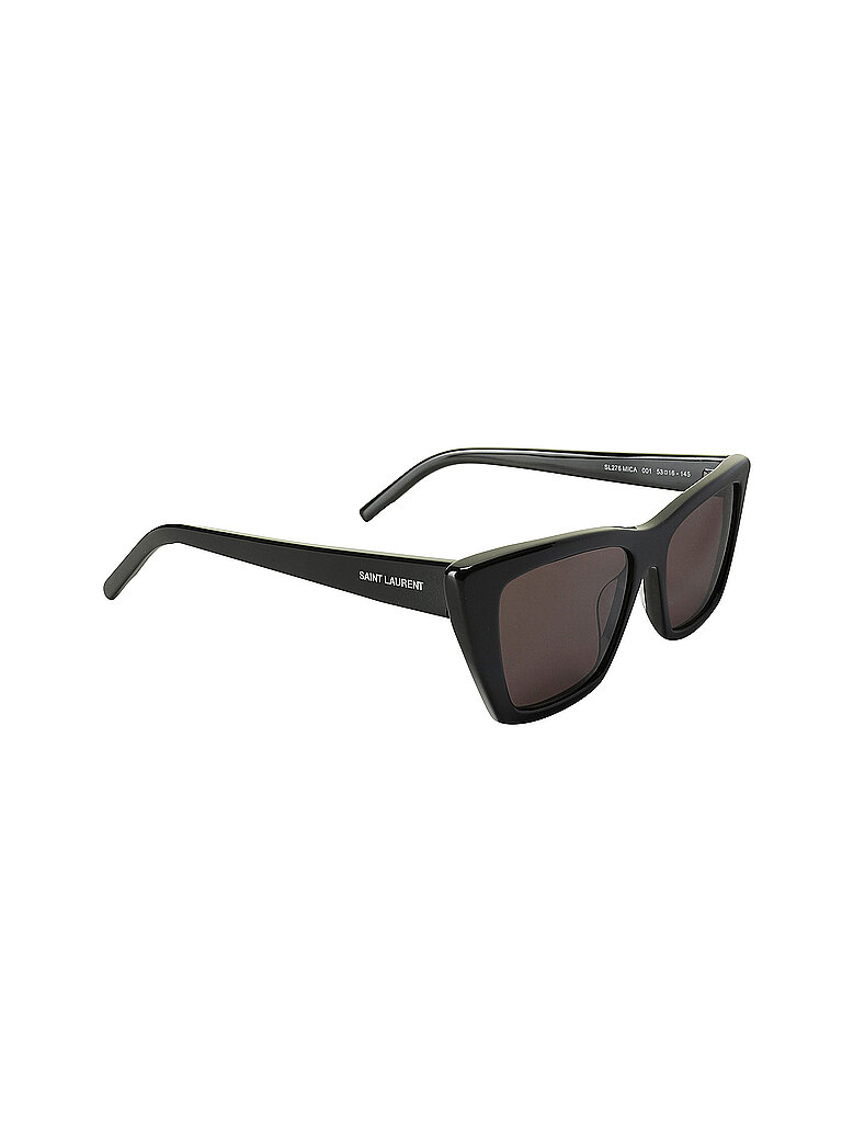 SAINT LAURENT Damen SAINT LAURENT SL 276 MICA 001 Sonnenbrillen Plastik Schwarz Grau Cat Eye Normal
