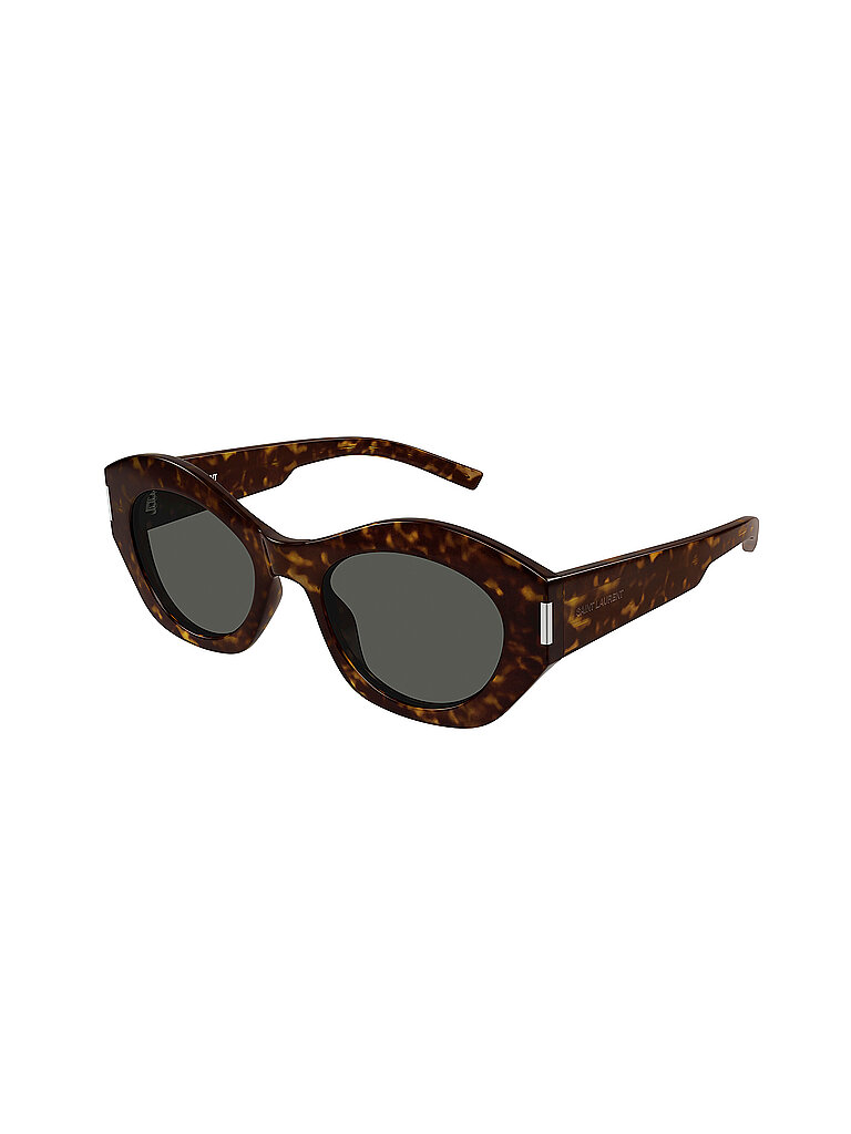 SAINT LAURENT Damen SAINT LAURENT SL 639 002 Sonnenbrillen Acetat Havanna Grau Geometrisch