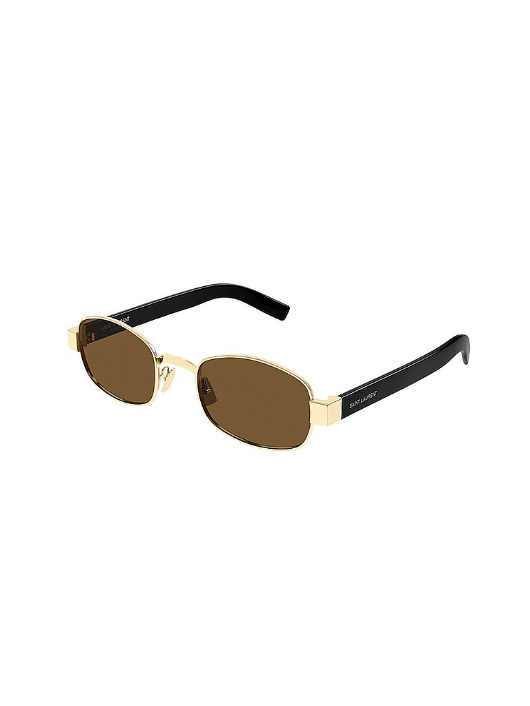 SAINT LAURENT Unisex SAINT LAURENT SL 706 001 Sonnenbrillen Metall Gold Braun Rund