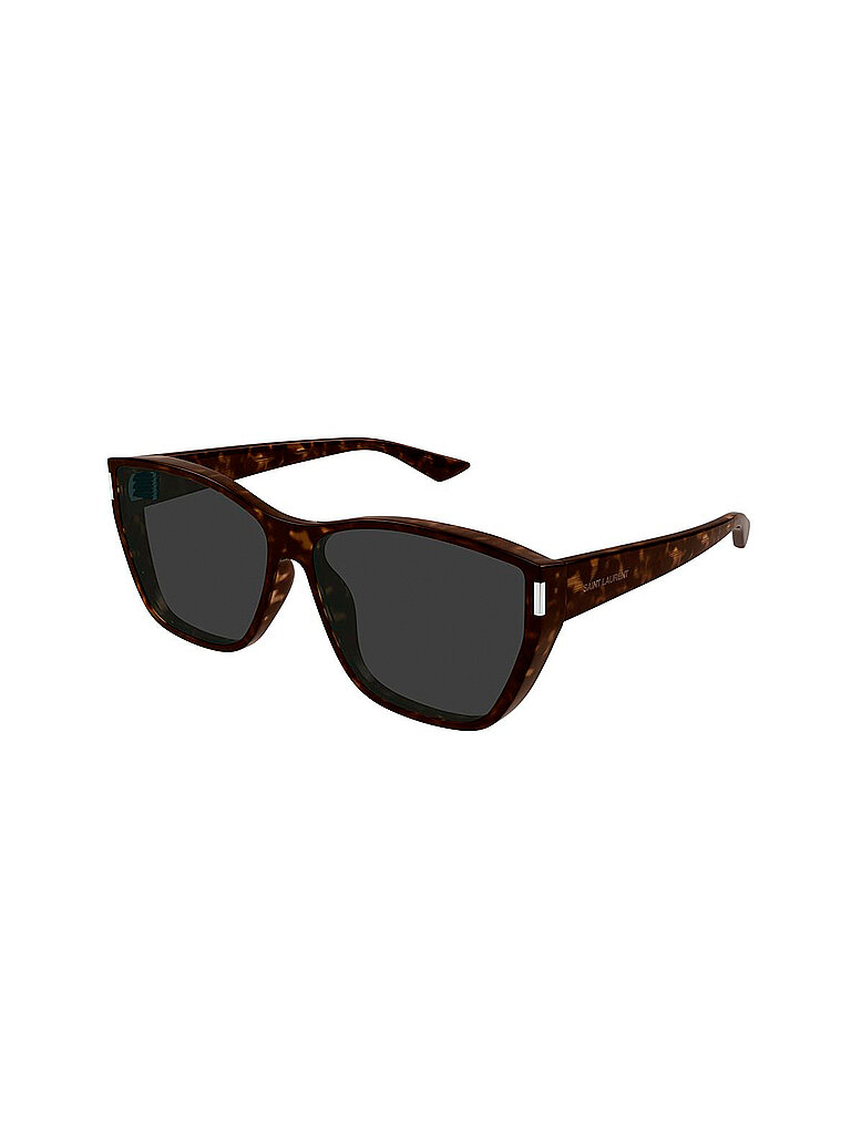 SAINT LAURENT Damen SAINT LAURENT SL 758 002 Sonnenbrillen Bio-Injekt Havanna Grau Cat Eye
