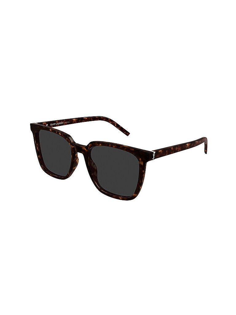 SAINT LAURENT Damen SAINT LAURENT SL M146 002 Sonnenbrillen Acetat Havanna Grau Quadratisch