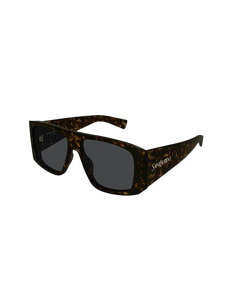 SAINT LAURENT Damen SAINT LAURENT SL 832 002 Sonnenbrillen Acetat Havanna Grau Quadratisch