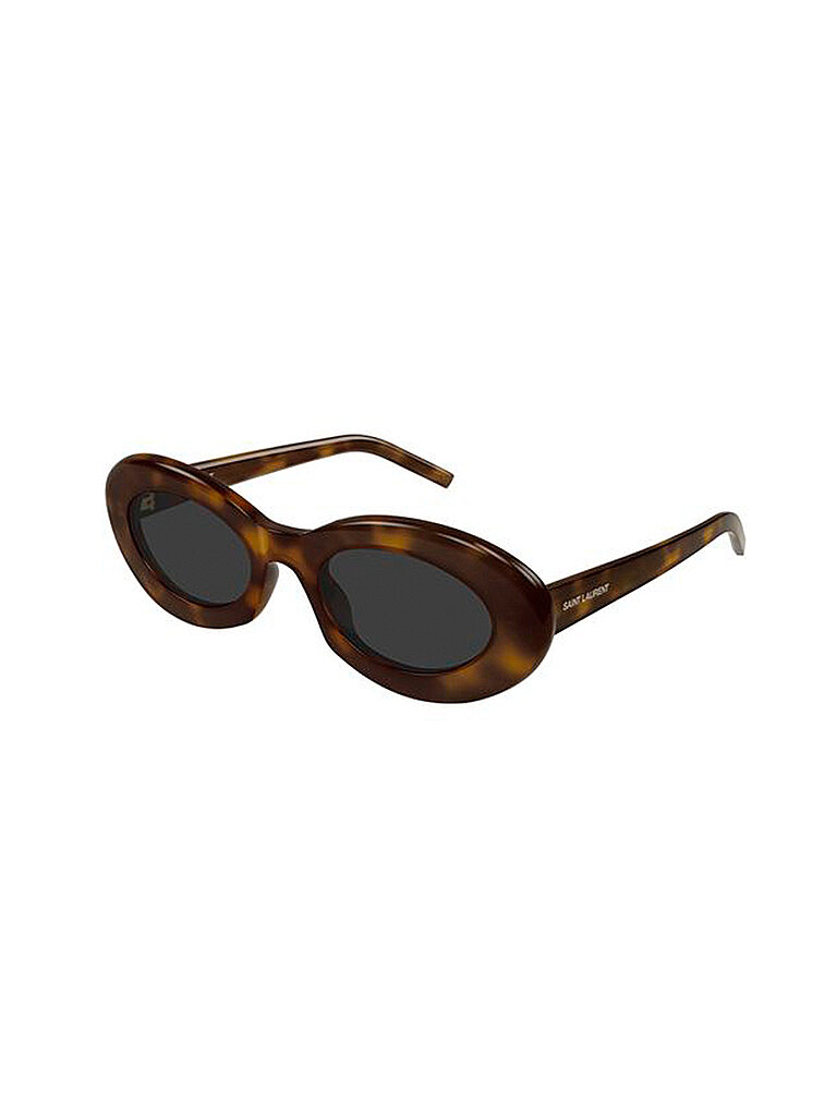 SAINT LAURENT Damen SAINT LAURENT SL 594 009 Sonnenbrillen Acetat Havanna Grau Rund