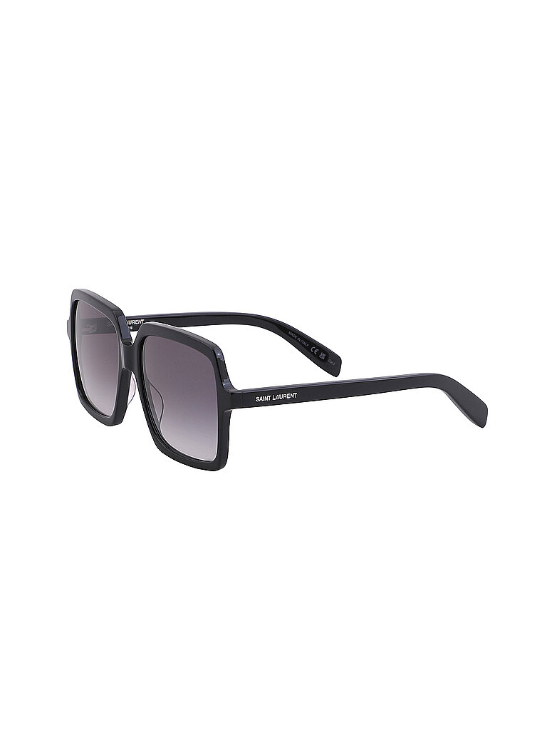 SAINT LAURENT Damen SAINT LAURENT SL 174 001 Sonnenbrillen Acetat Schwarz Grau Quadratisch Normal Schattiert