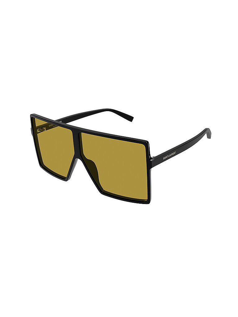 SAINT LAURENT Damen SAINT LAURENT SL 909 BETTY S 002 Sonnenbrillen Acetat Schwarz Gelb Quadratisch
