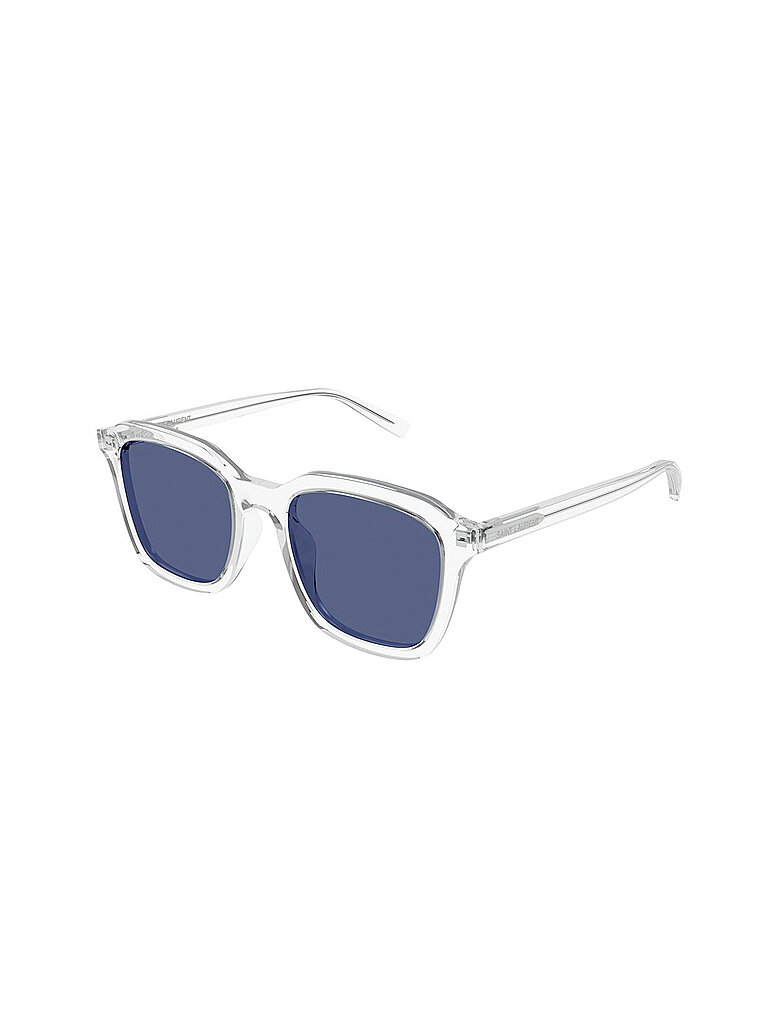 SAINT LAURENT Unisex SAINT LAURENT SL 457 010 Sonnenbrillen Acetat Kristall Blau Quadratisch