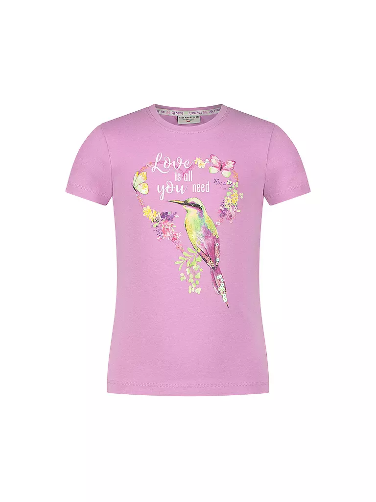 SALT AND PEPPER Baby-T-Shirt Mit Glitzer-Meerestier-Motiv – Aus Bio-Baumwolle, Mit Druckknöpfen