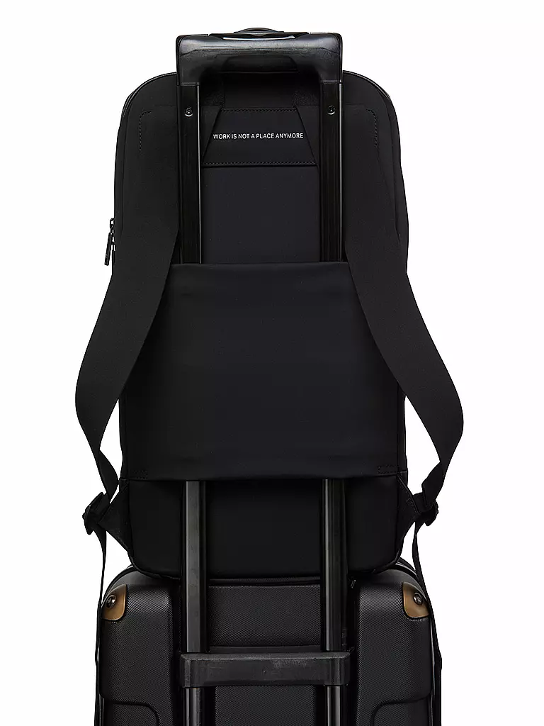 SALZEN | Business Rucksack SHARP (Phantom Black) | schwarz