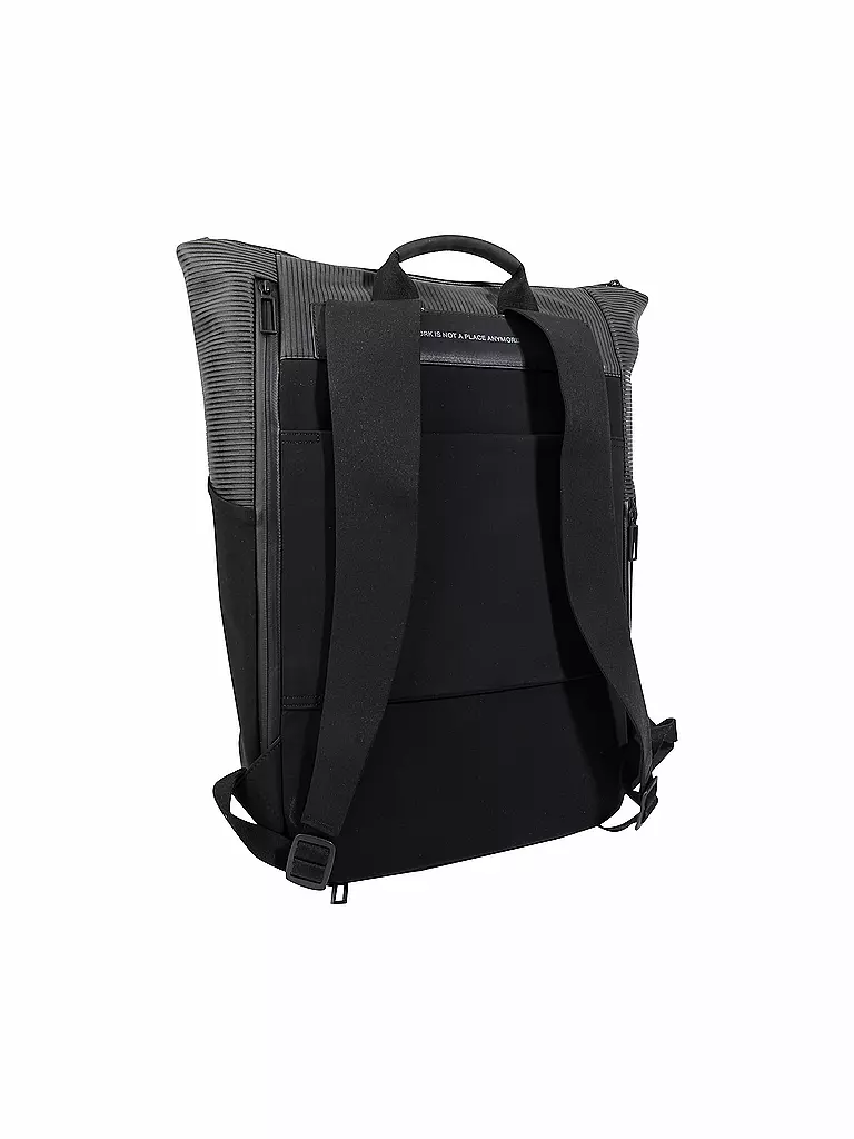 SALZEN | Sleek Rucksack "Iconic Notch" | grau