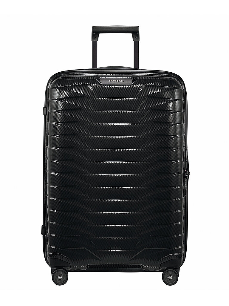 4-Doppelrollen Trolley Hartschale Kreuzspanngurte TSA-Schloss 75l 69cm schwarz