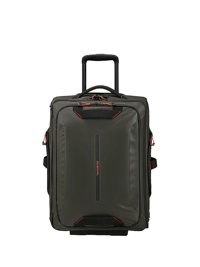 Reisetasche SAMSONITE ECODIVER Gr B H T 40cm x 55cm x 25cm grau Nylon Polyester Taschen mit Trolley- und Rucksackfunktion  teilweise aus recyceltem Material