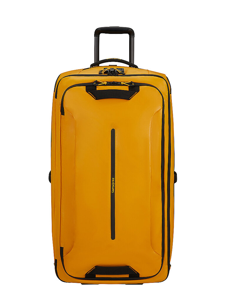 Reisetasche SAMSONITE ECODIVER 79 cm Yellow Gr B H T 44cm x 79cm x 31cm gelb Nylon Polyester Taschen mit Trolley- und Rucksackfunktion  teilweise aus recyceltem Material