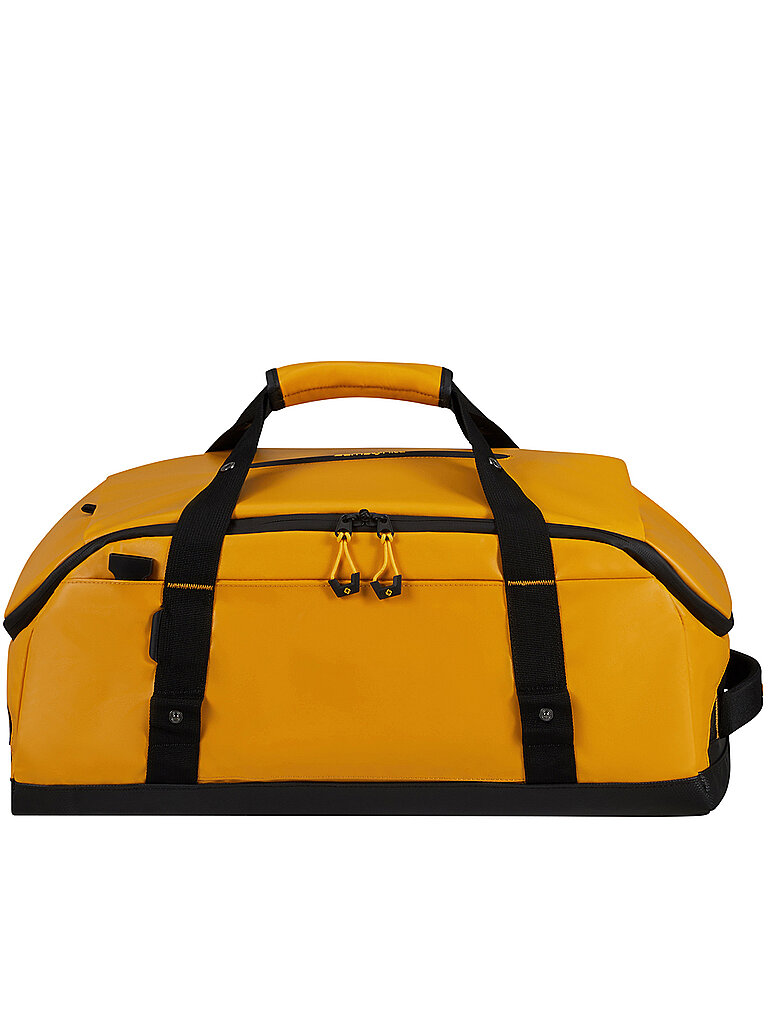 Reisetasche Duffle Zwei-Wege-Reißverschluss Schultergurte gelb