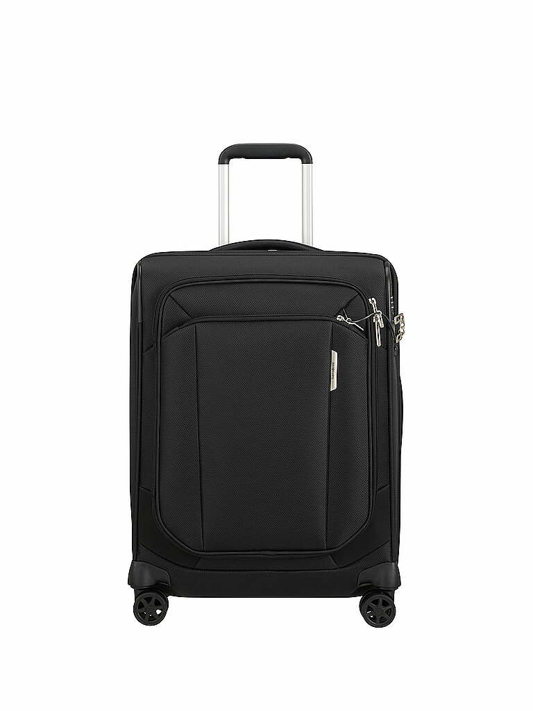 SAMSONITE Handgepäck Trolly Respark Spinner erweiterbar 55cm Ozone Black schwarz