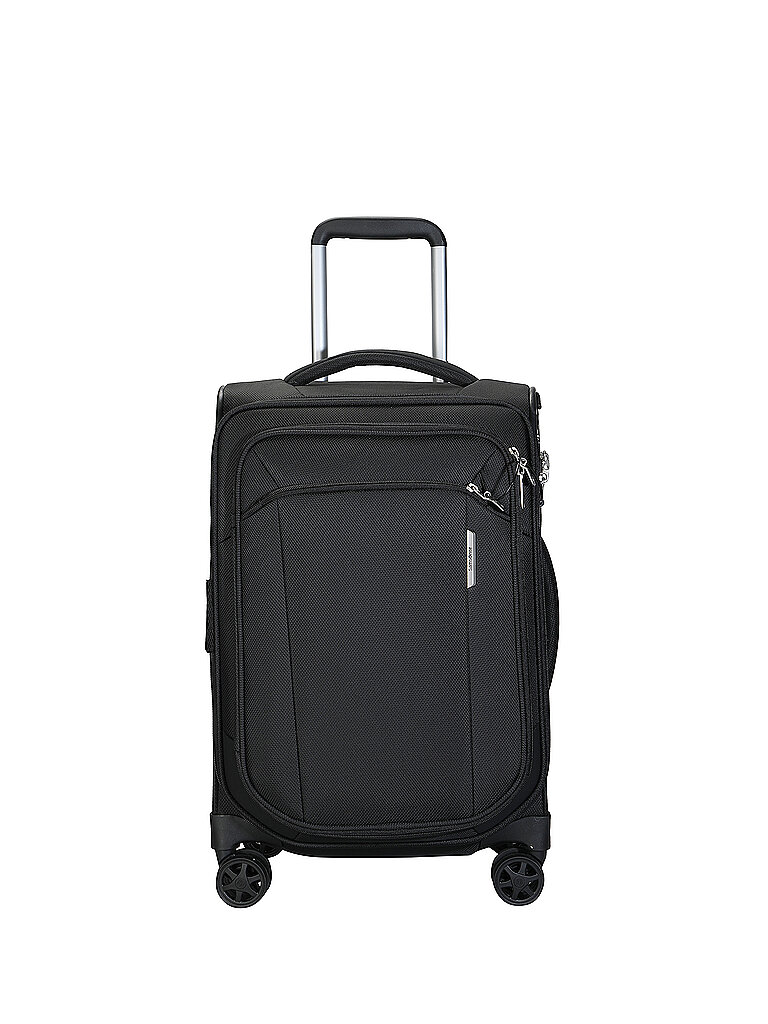 SAMSONITE Handgepäck Trolley RESPARK SPINNER 55cm erweiterbar  schwarz