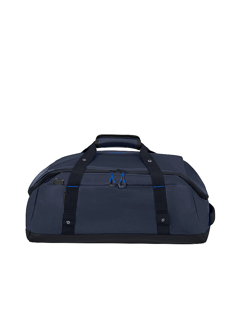 Reisetasche SAMSONITE ECODIVER DUFFLE S Gr B H T 55cm x 24cm x 31cm blau (blau nights) PET Taschen Travelbag Reise Reisegepäck wasserfest reflektierend