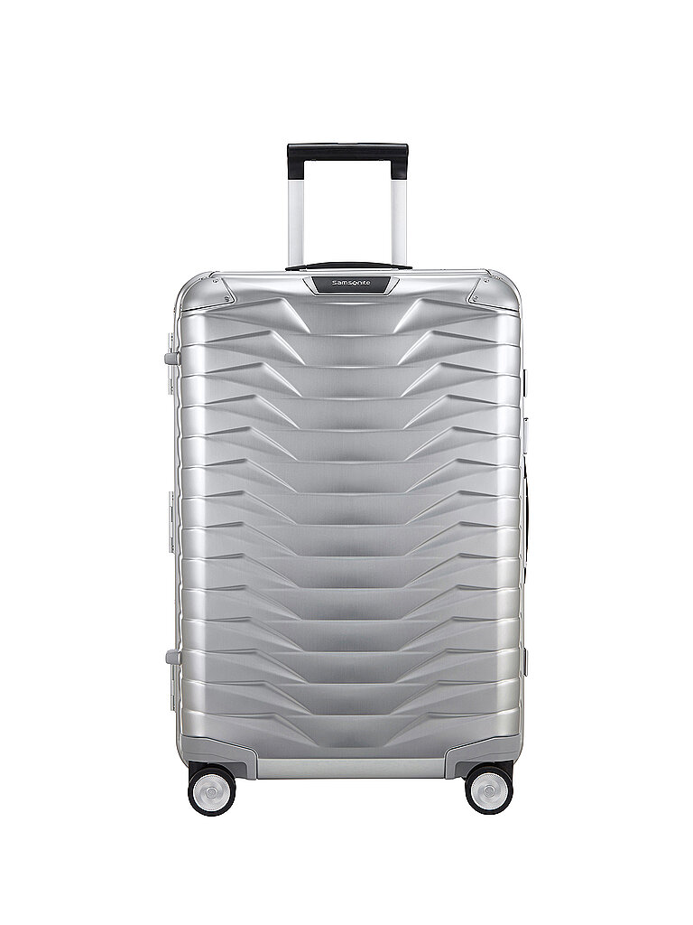 4-Doppelrollen-Trolley Hartschale Inneneinteilung TSA-Schloss silber