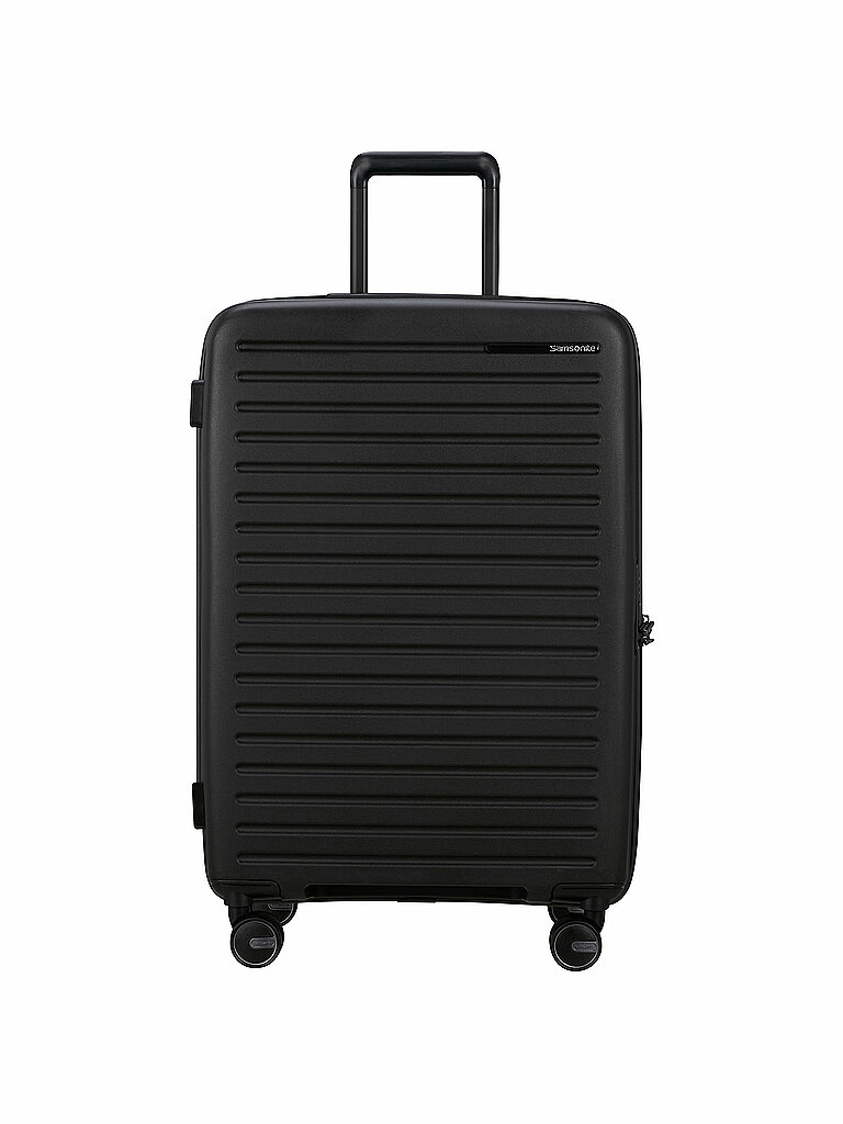 SAMSONITE Trolley  RESTACKD SPINNER 68cm erweiterbar Black schwarz