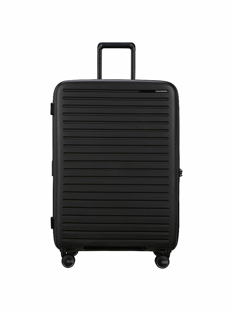 SAMSONITE Trolley  RESTACKD SPINNER 75cm erweiterbar Black schwarz