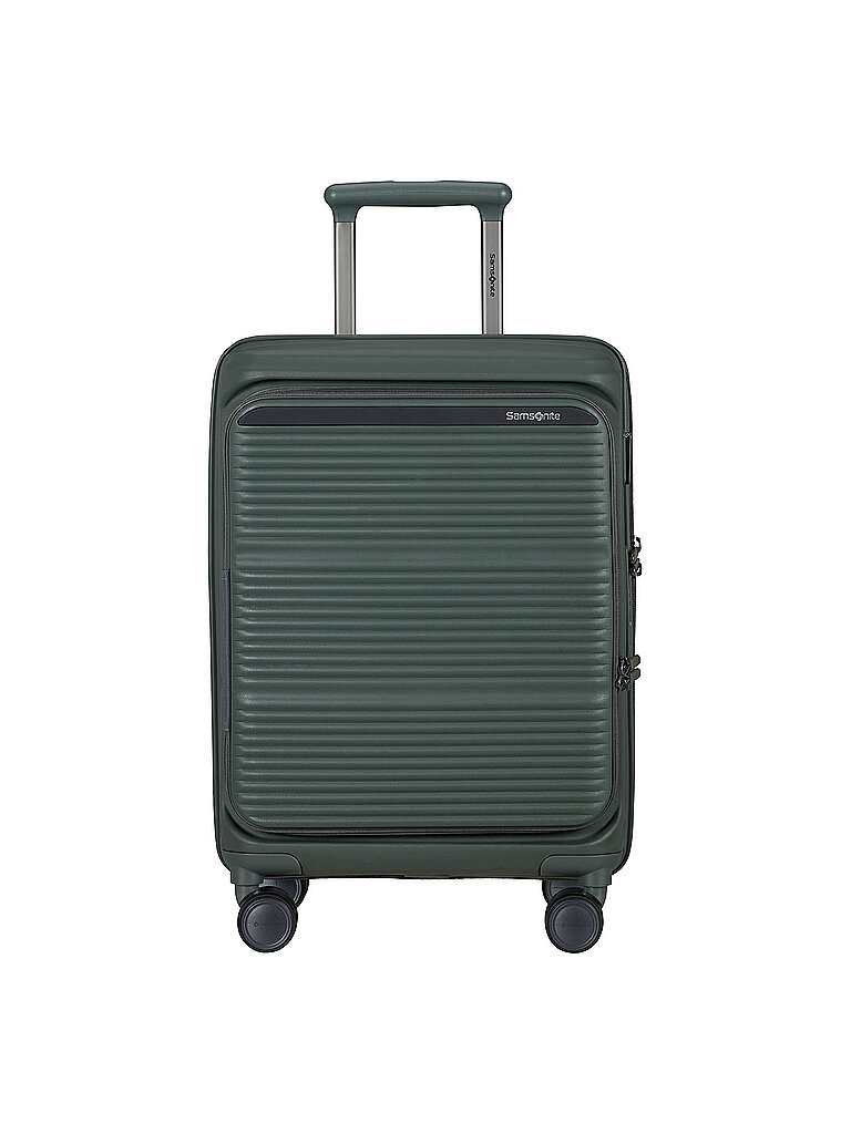 SAMSONITE Handgepäck Trolley PARALUX SPINNER 55cm erweiterbar Olive olive