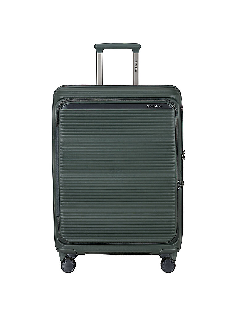 SAMSONITE Trolley PARALUX SPINNER 67cm erweiterbar Olive olive