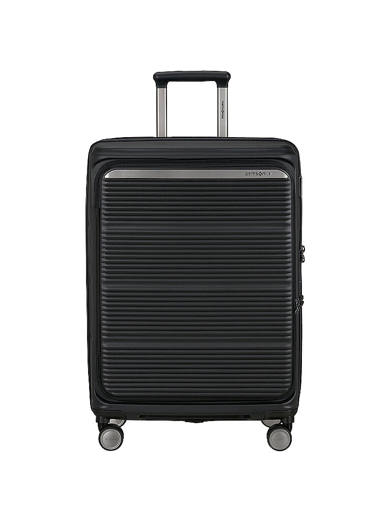 SAMSONITE Trolley PARALUX SPINNER 67cm erweiterbar Black schwarz
