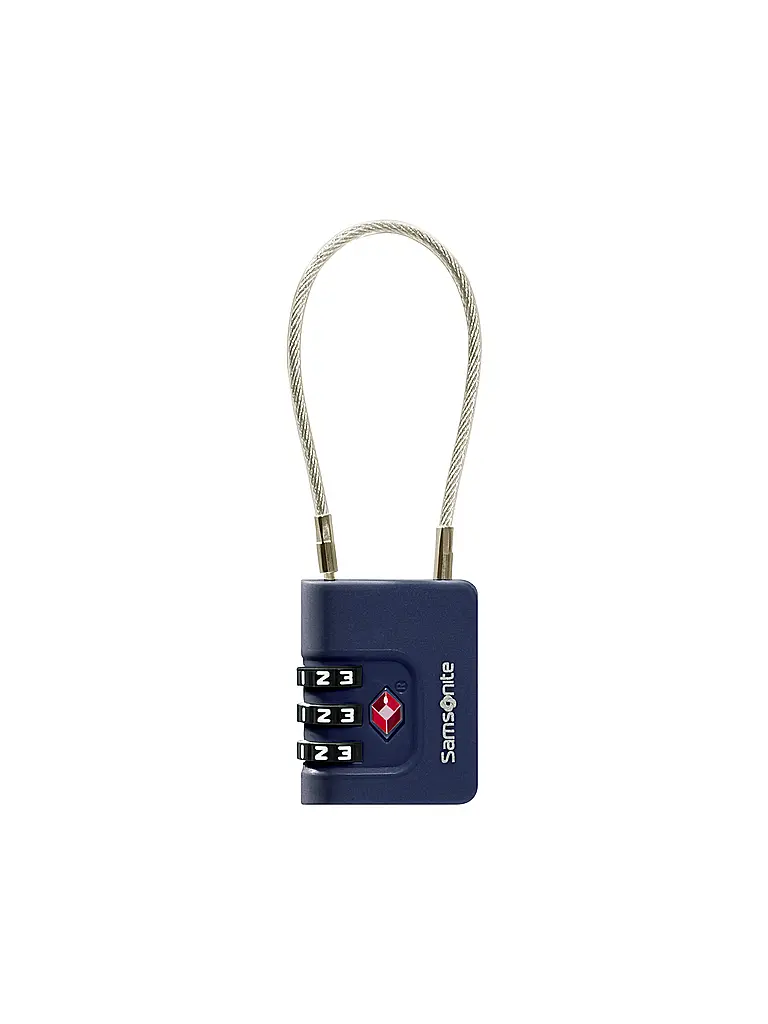 SAMSONITE | 3-Ziffern-TSA-Kabelschloss TA REVOLUTION midnight blue | 