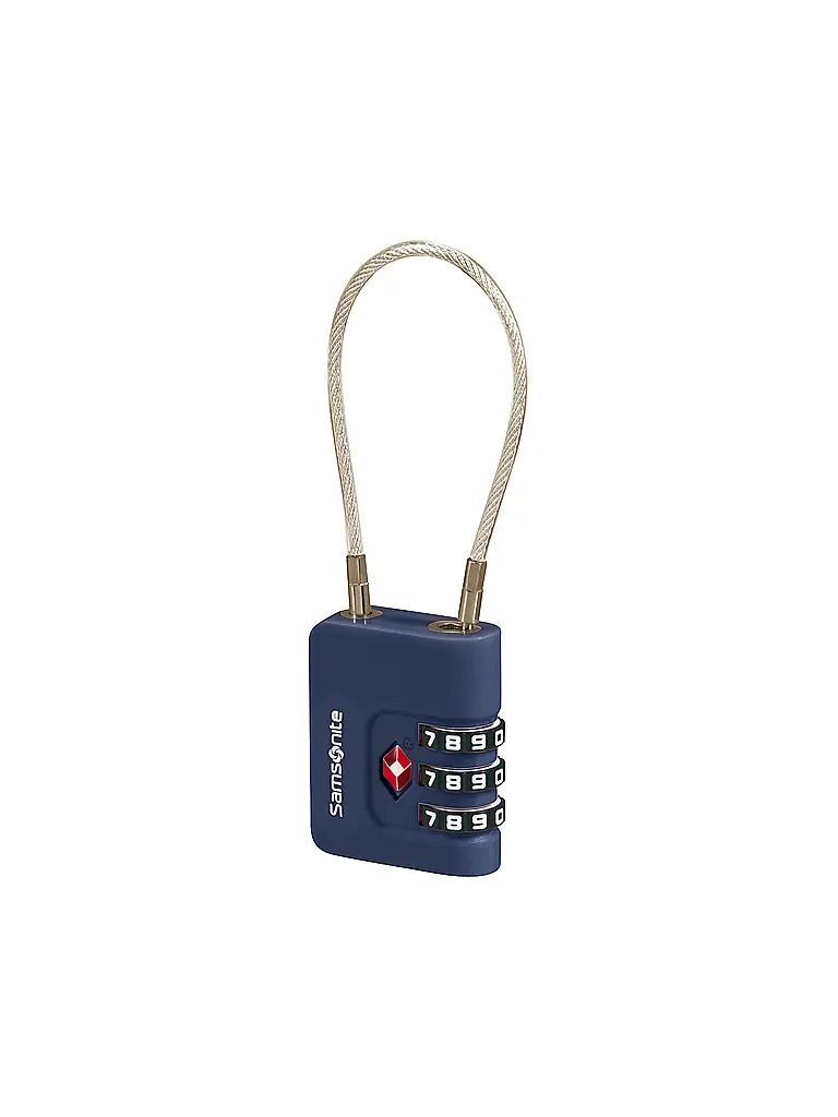 SAMSONITE | 3-Ziffern-TSA-Kabelschloss TA REVOLUTION midnight blue | 