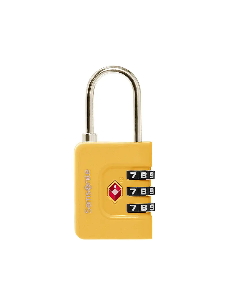 SAMSONITE | 3-Ziffern-TSA-Kombinationsschloss TA REVOLUTION yellow | gelb