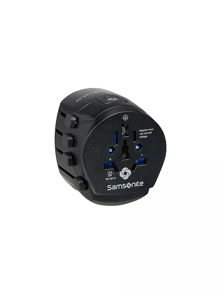 SAMSONITE | Adapter Stecker | schwarz