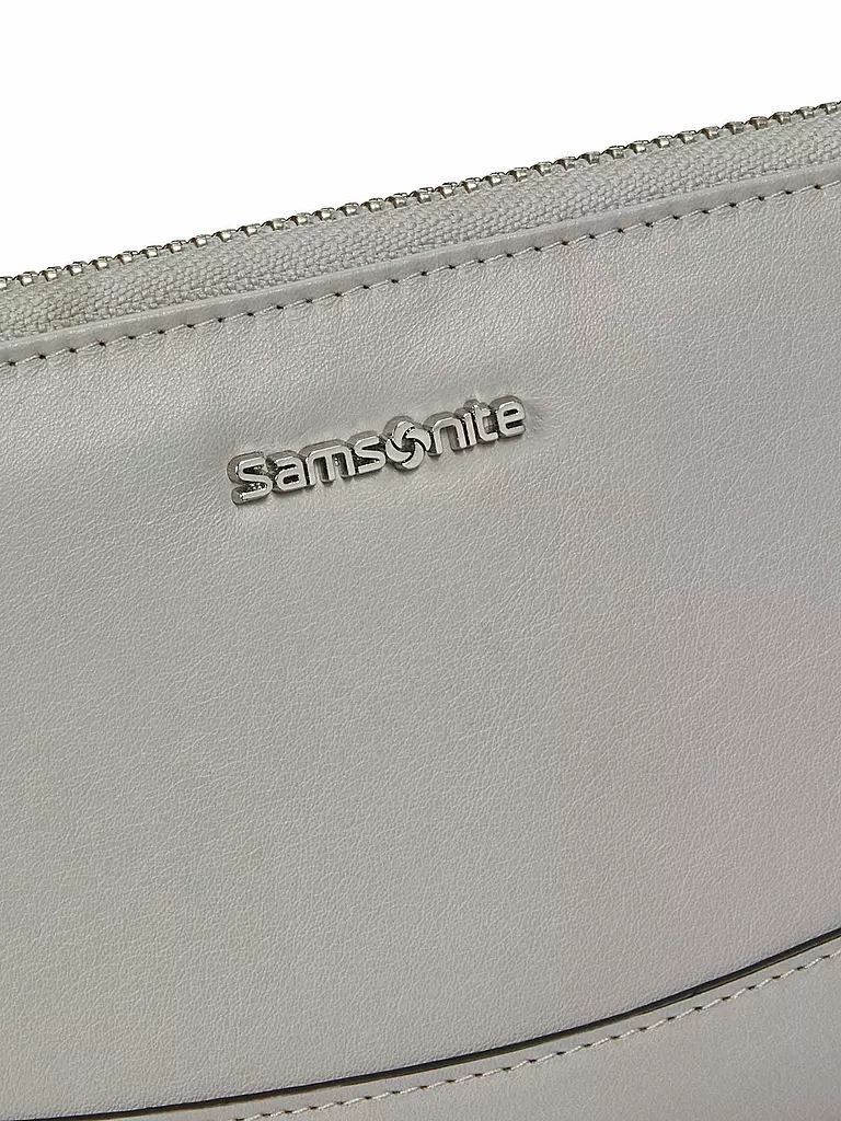 SAMSONITE | Geldbörse Leathy SLG stone grey  | grau